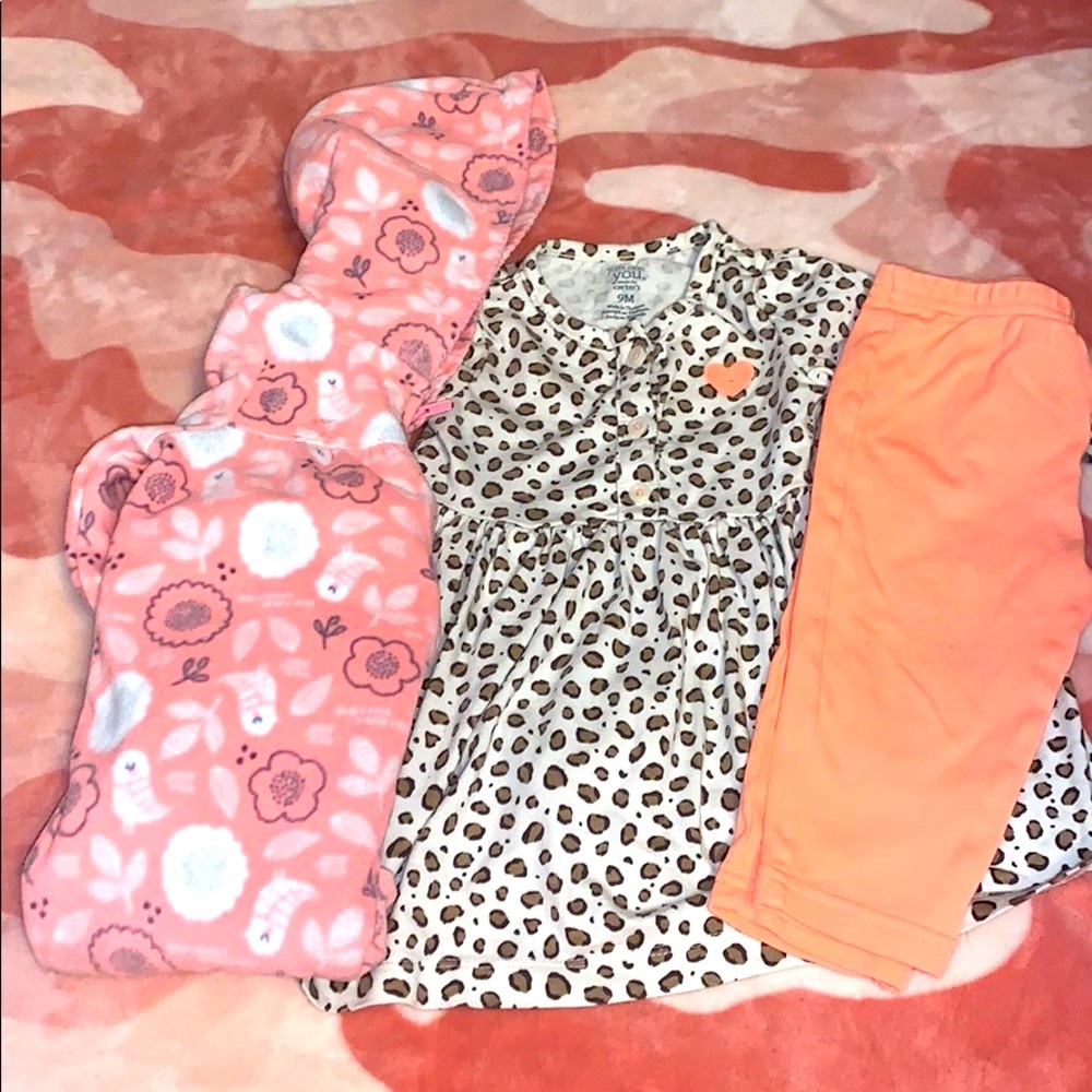 ⚜️⚜️3 for $25!!⚜️⚜️Baby girl outfit bundle